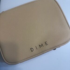 DIME Tan Cosmetic Bag